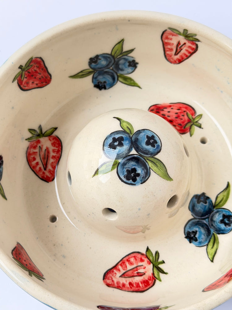Fruit handmade ceramic washing bowl