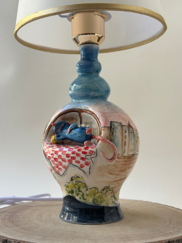 Little Chef handmade lamp ceramic