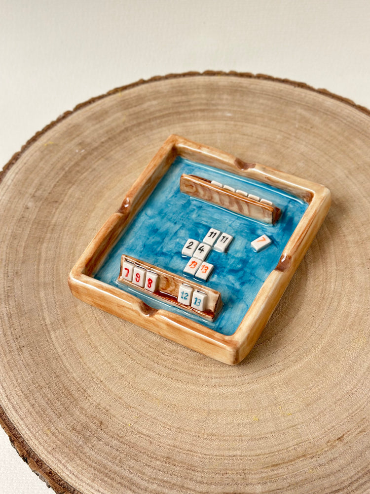 Okay game handmade ashtray