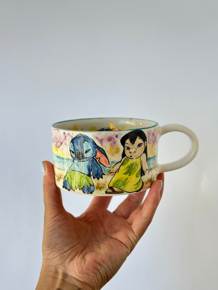 Handmade ceramic mug