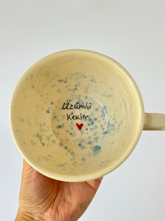 Handmade special mug lovely