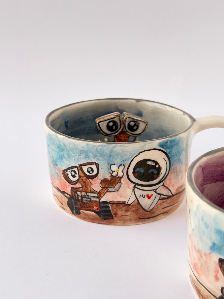 Couple handmade ceramic mugs
