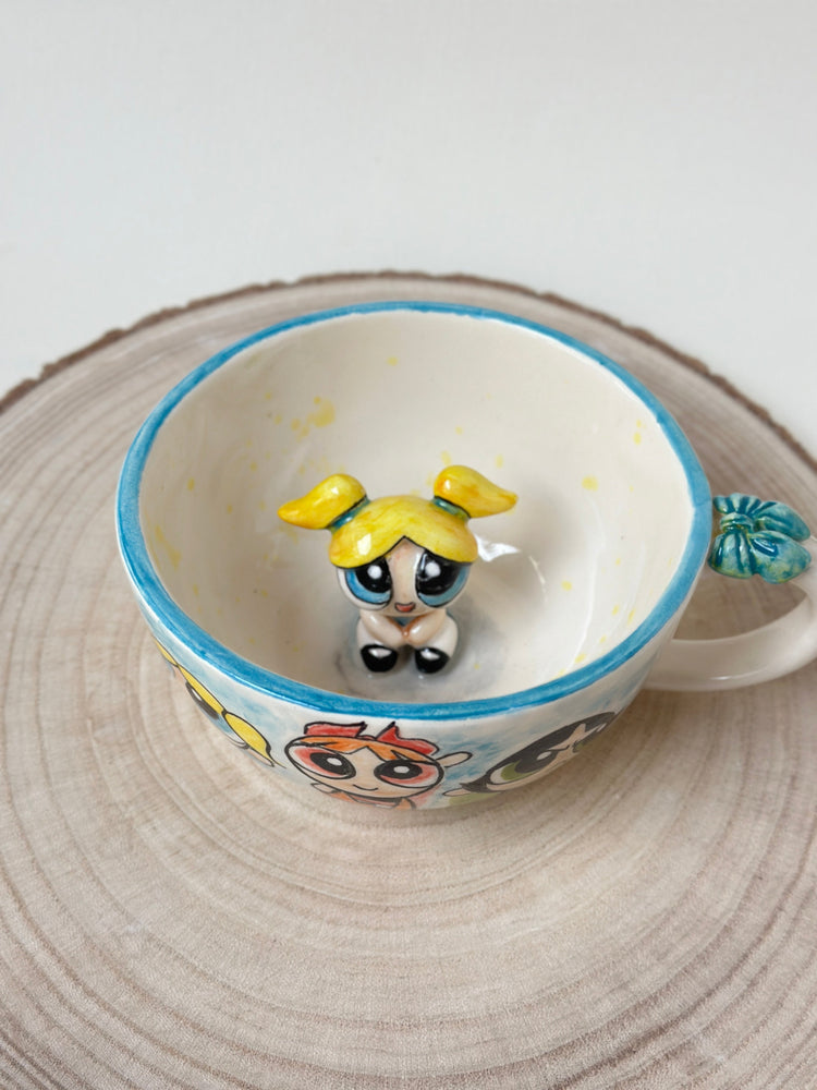 The Powerpuff handmade mug
