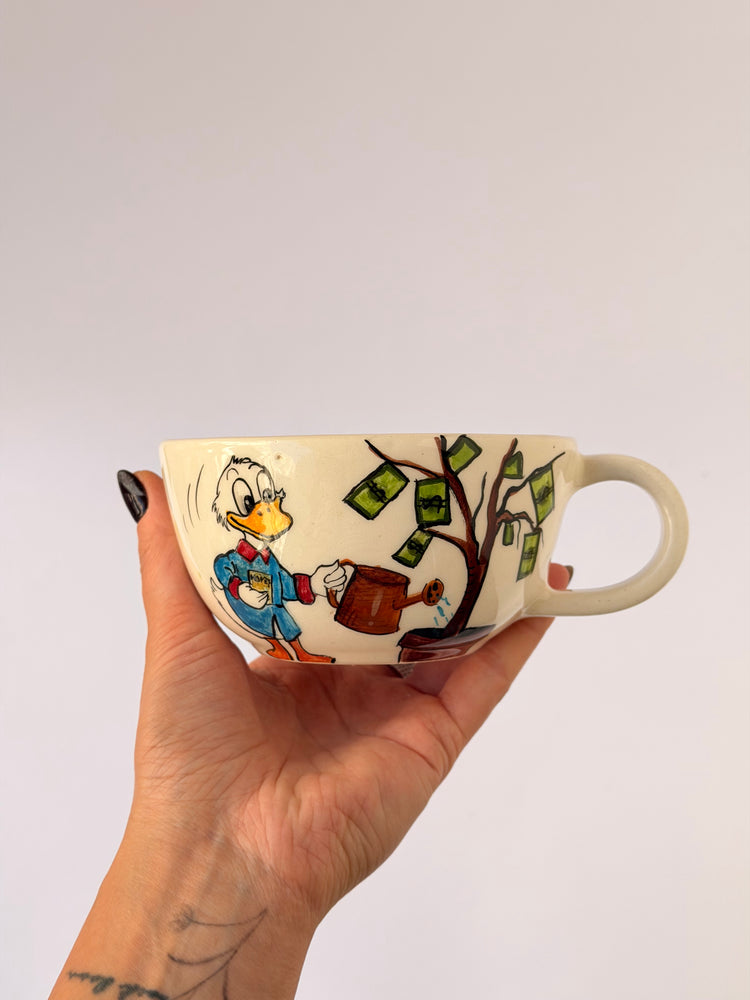 Duck handmade ceramic mug