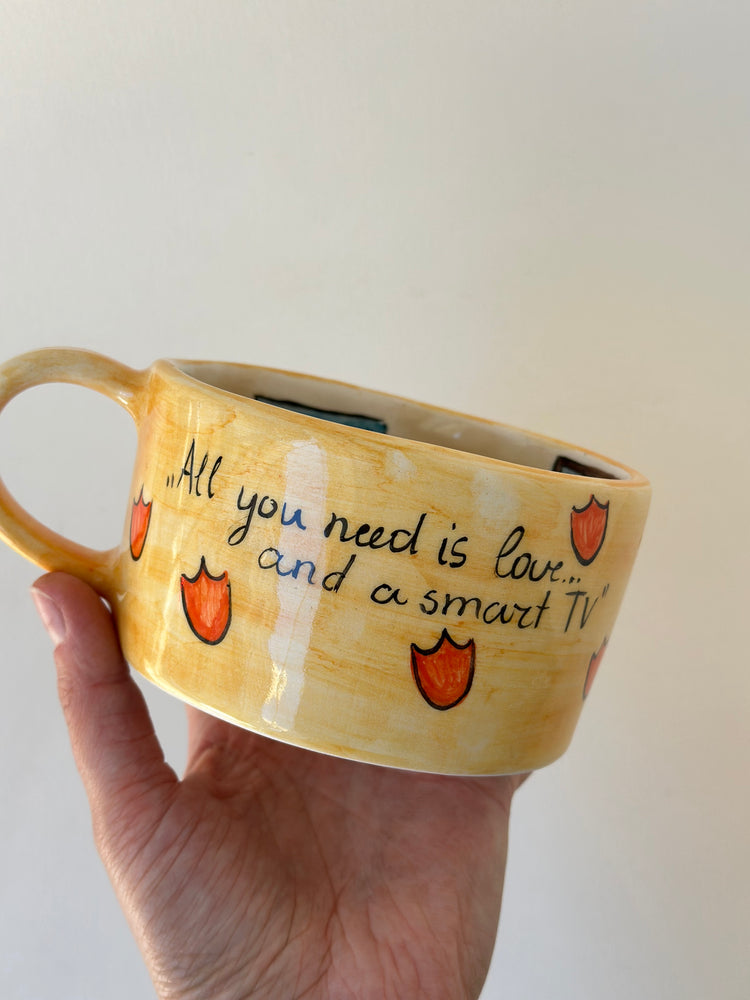 Duck handmade mug