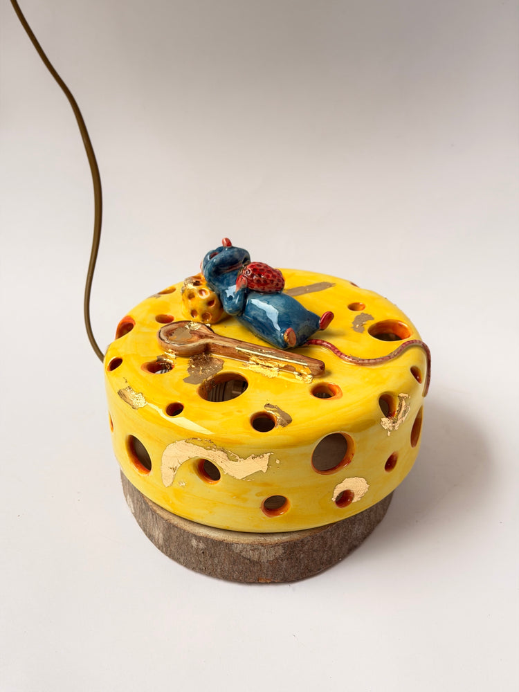 Little Chef handmade ceramic lamp