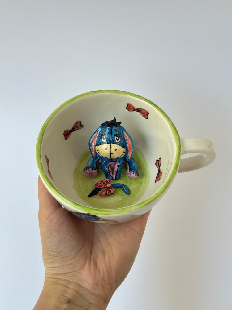 Donkey ceramic handmade mug