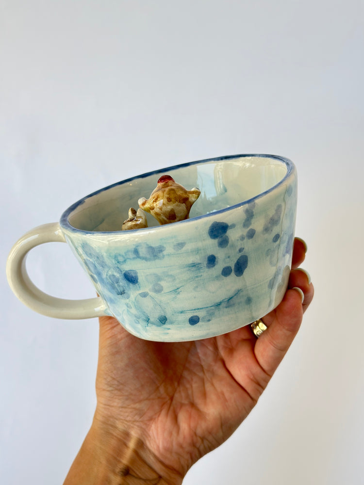 Ground sloth handmade ceramic mug