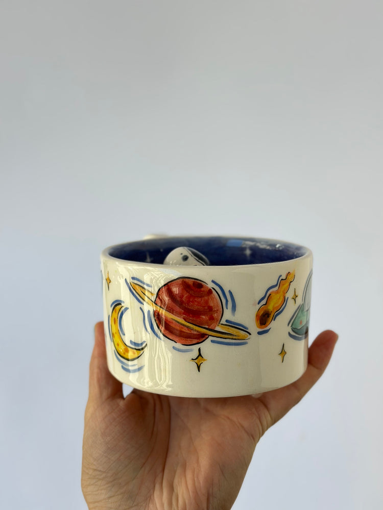 Astronaut handmade ceramic mug