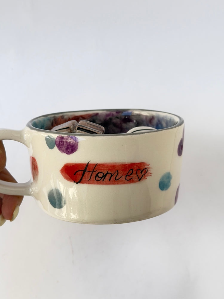 Couple handmade ceramic mug