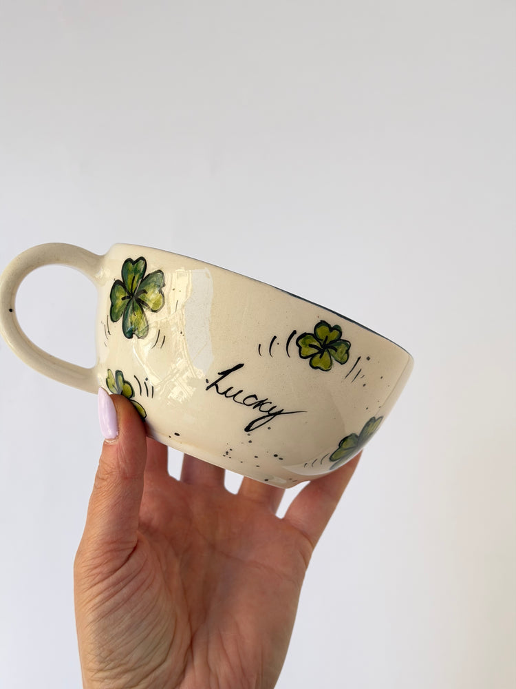 Frog handmade ceramic mug