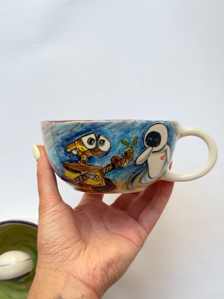 Couple handmade ceramic mugs