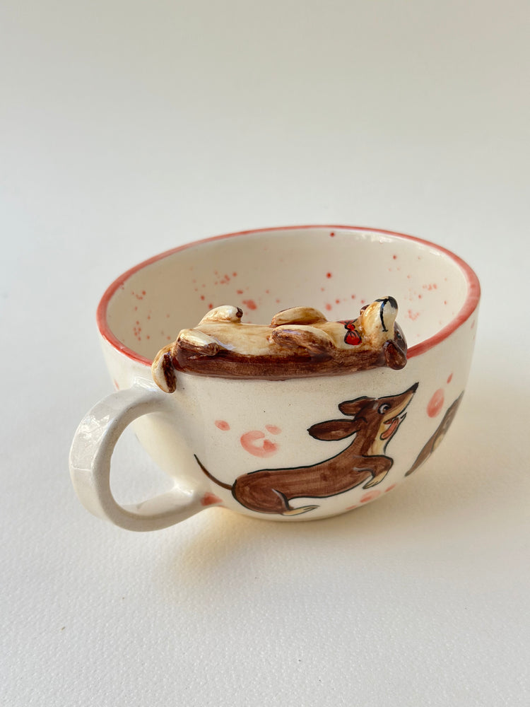 Dachshund Dog handmade mug