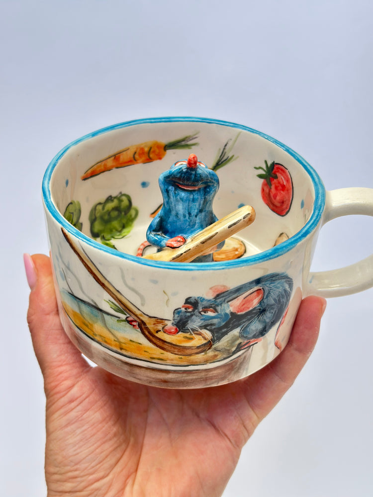 Little chef handmade ceramic mug