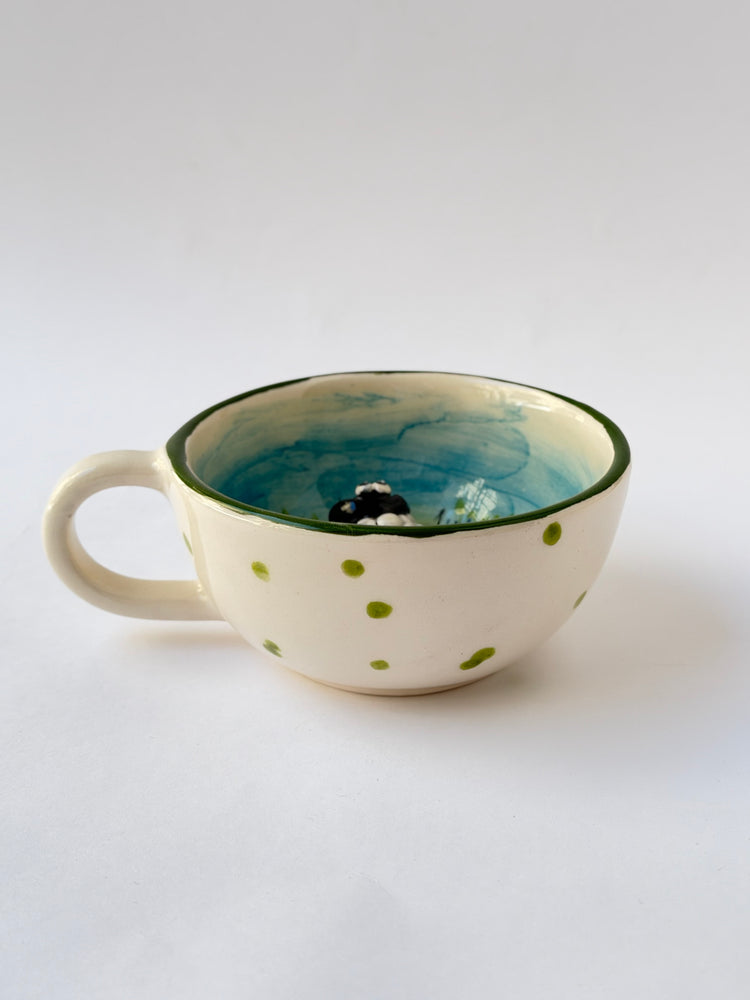 Sheep handmade ceramic mug