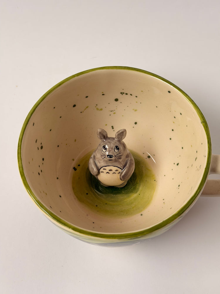 Totoro handmade ceramic