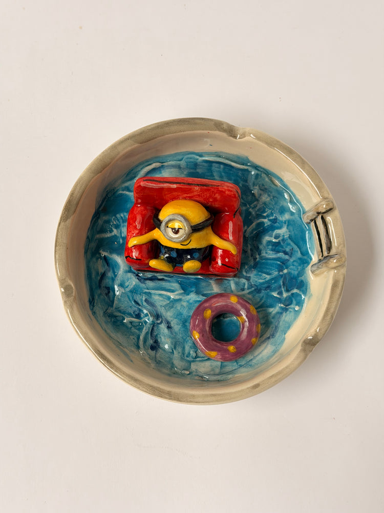 Minio handmade ceramic ashtray