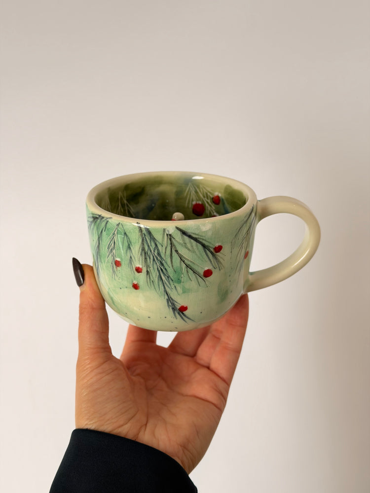 Bear handmade ceramic cup